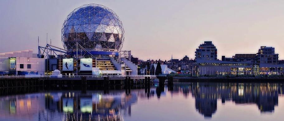 Science World ("Museum der Zukunft") in Vancouver